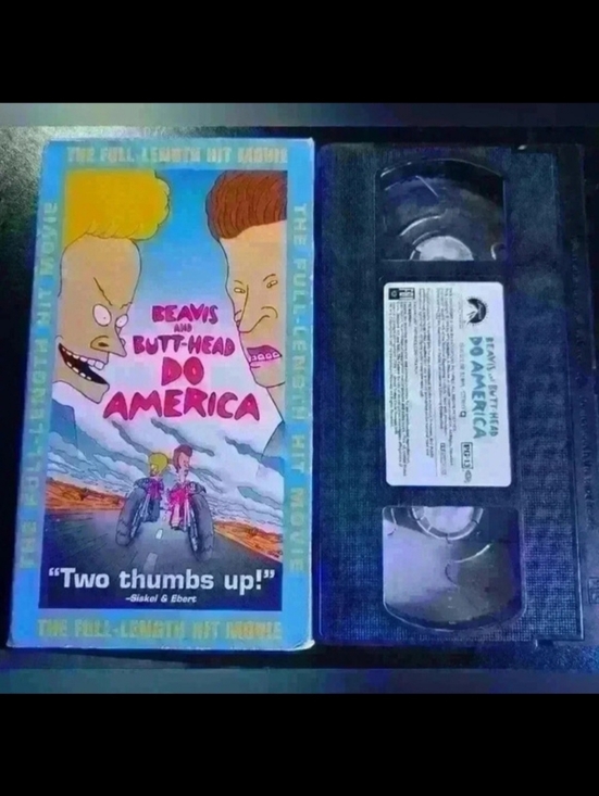VHS Other - Vintage Y2K Beavis & Butthead Do America Retro VHS Movie Video Tape Cassette